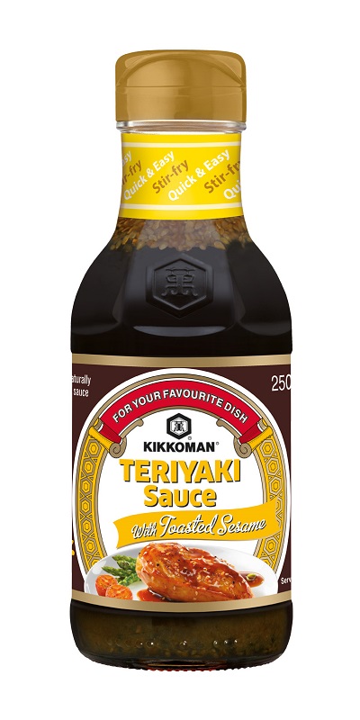 Salsa Teriyaki con sesamo tostato - Kikkoman 250ml.